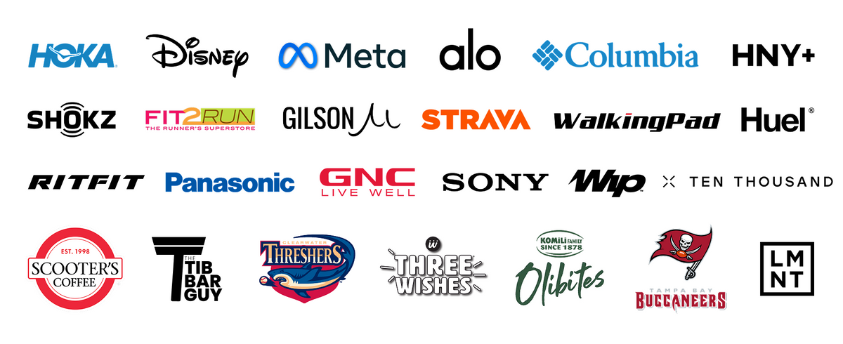 Collage of client logos